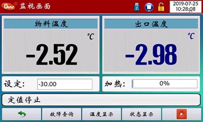 高低溫一體機(jī)監(jiān)控畫面